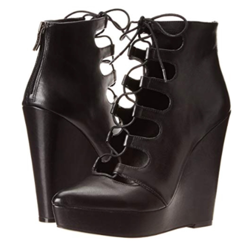 BCBG Leather Booties